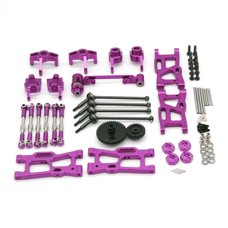 Wltoys 144001 124016 124017 124019 124018 RC Remote-Controlled Car 4MD General Purpose Metal Upgrade Accessories Fragile Set - Image 6