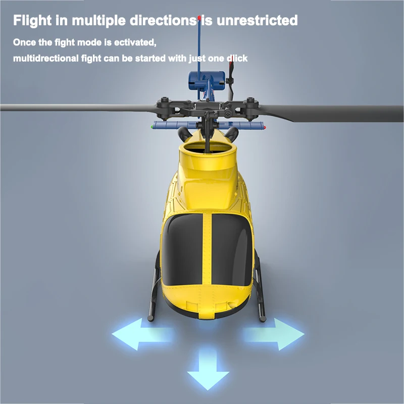 A60 RC Helicopter 2.4G 6-Aixs Gyroscope 4CH Altitude Hold Optical Flow Remote Control Helicopter Toys For Kid Adult - Image 2