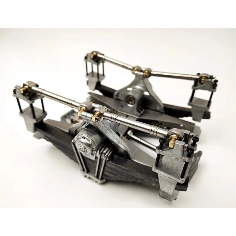 1 Set Metal Rear Suspension for 1/14 Tamiya Domestic RC Dump Truck Diy Parts - Image 3
