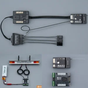 JUWUBA Trailer Wireless Control Lighting Transmitter Receiver for 1/14&nbsp Tamiya RC Truck 770S&nbsp VOLVO&nbsp MAN RC Crawler Car