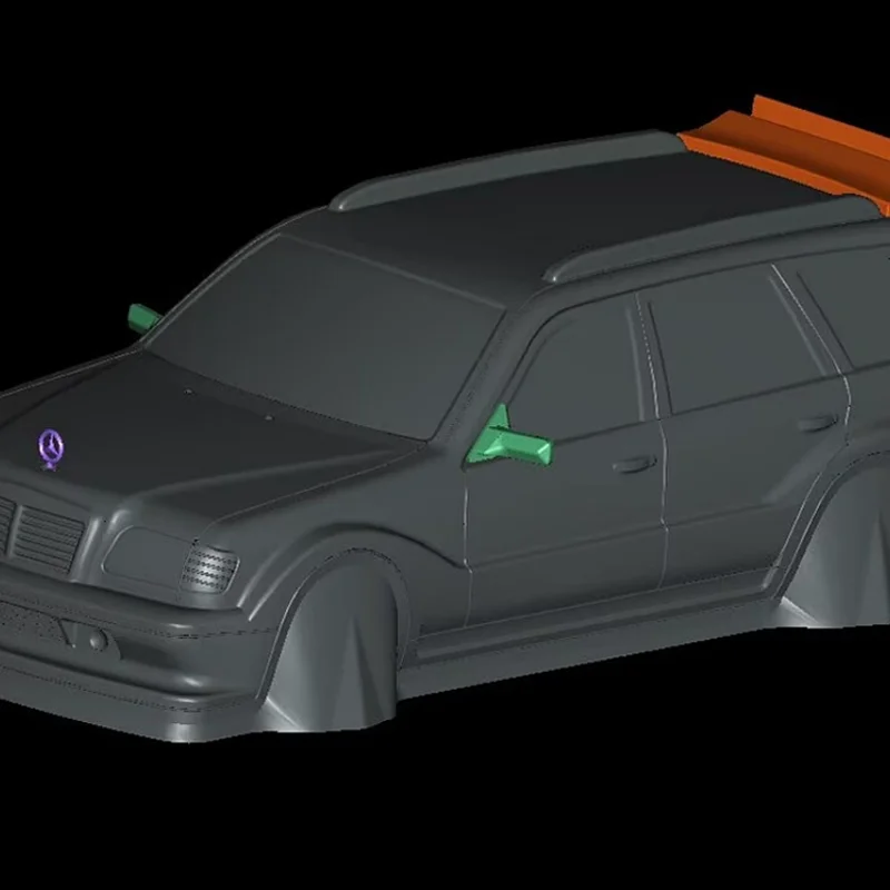 1/10 Car Shell RC Cars TC524 S124 Wagon 190mm Transparent PC Car Shell Gift Tail Wing/Lamp Cup DIY RC Car Christmas Gift - Image 3