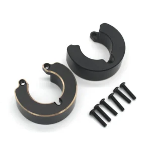 [Red] Yikong 4106 YK4107 RC 1/10 Remote Control car brass counterweight front axle steering cup rear wheel seat fittings