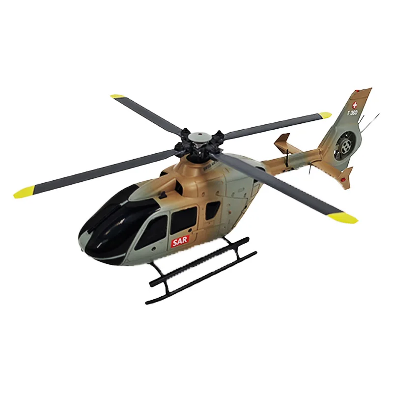 Coolbank 1/36 Scale EC135 6CH RC Helicopter W/ 6-Axis Gyro 3D/6G RC Flying Aircraft Model One Key Take Off/Landing Aircraft Boys - Image 6