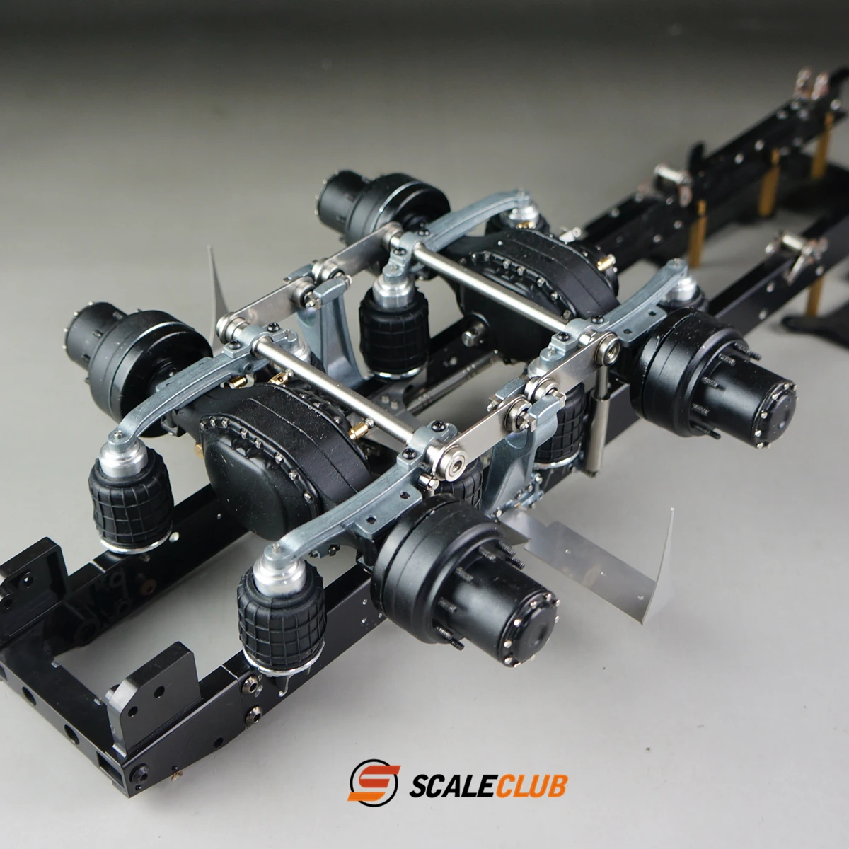 Scaleclub1/14 Truck Single Bracket 8 Airbag Rear Suspension System Suitable For Tamiya Lesu For Scania Man Volvo Car Parts - Image 4