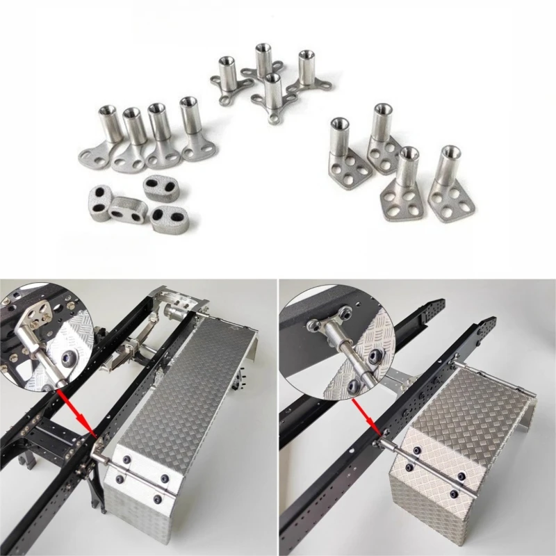 Fender fixed heightened seat For 1/14 Tamiya RC Truck Trailer Tipper Scania Benz Actros Volvo MAN DIY Parts