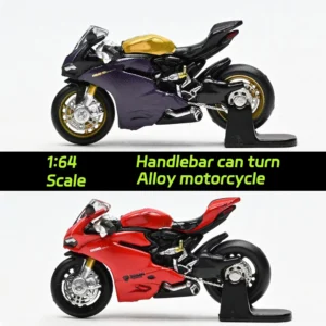 1/64 Alloy 1299 Motorcycle Model Diecast Static Detailed Collectible for Adults Cool Gift for Men Hobby & Toys