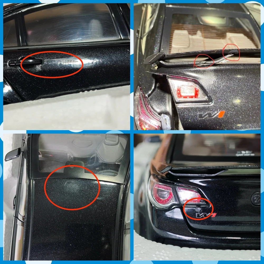 HSV-GTSR-W1: 1/18 Scale For HSV GTSR W1 PHANTOM Black B182817E Diecast Models Car Limited Collection Auto Toys Gift Used - Image 2