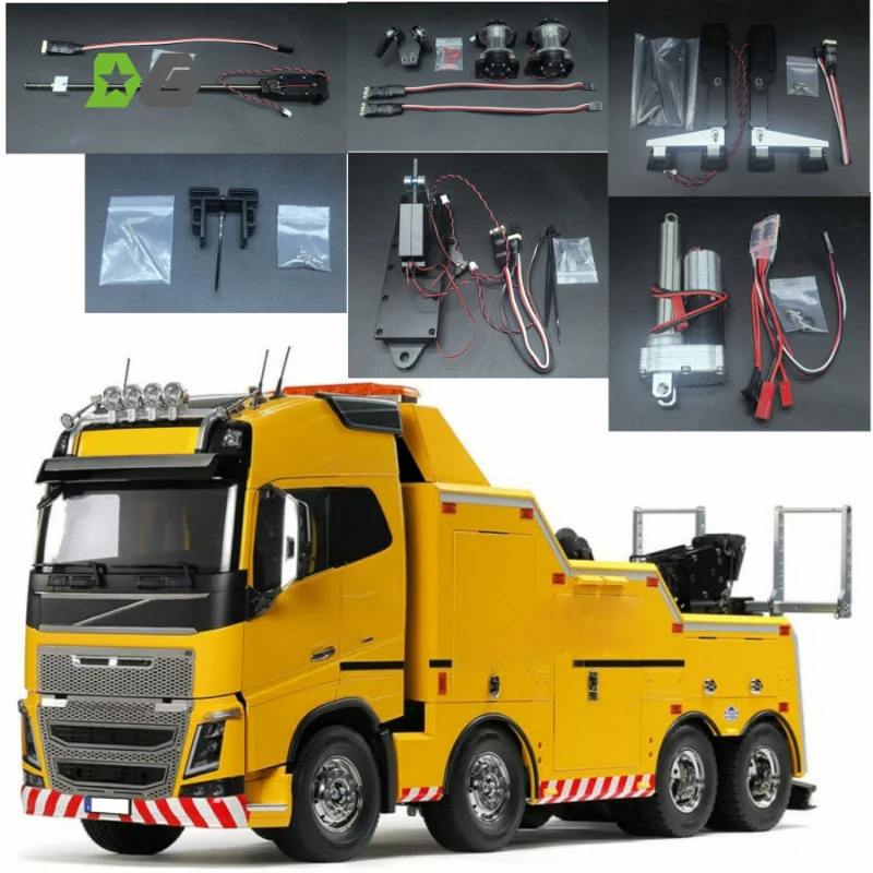 Tow Truck Modification Accessories for 1/14 Tamiya RC Truck Car 56362 Volvo FH16 750 DIY Remote Control Toy Upgrade Parts - Image 2