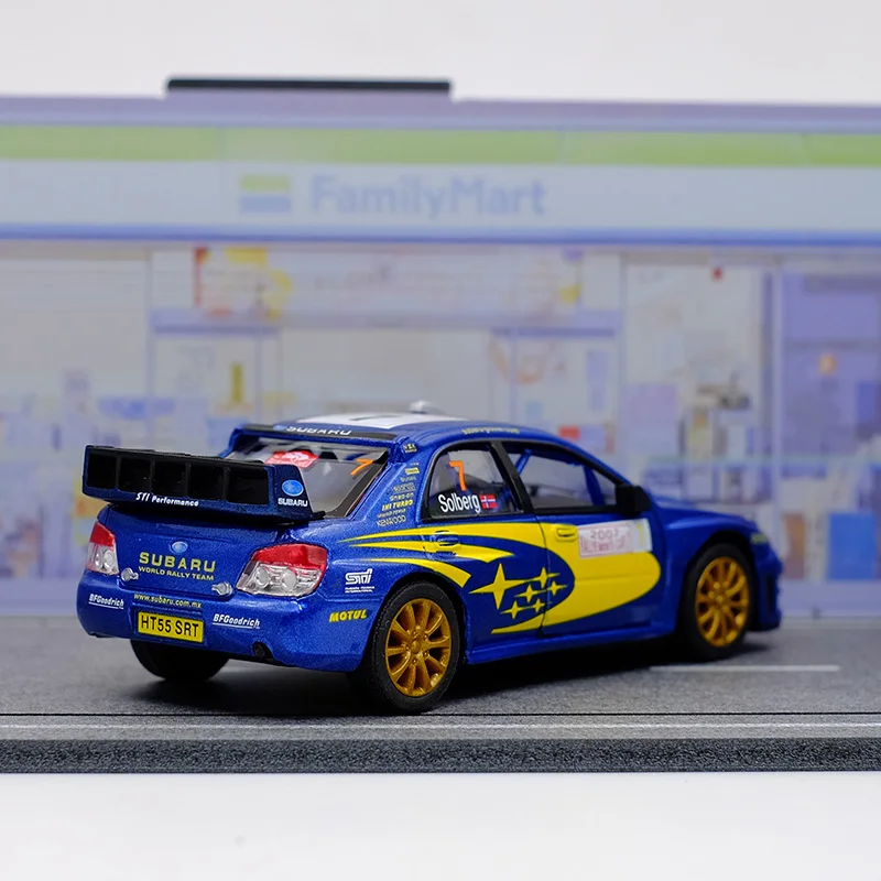 Blue-(No-Box): kinsmart Subaru Impreza WRC 2007 Alloy Diecast Car Model 1/36 Toy With Pull Back For Children Gifts Toy Collection - Image 5