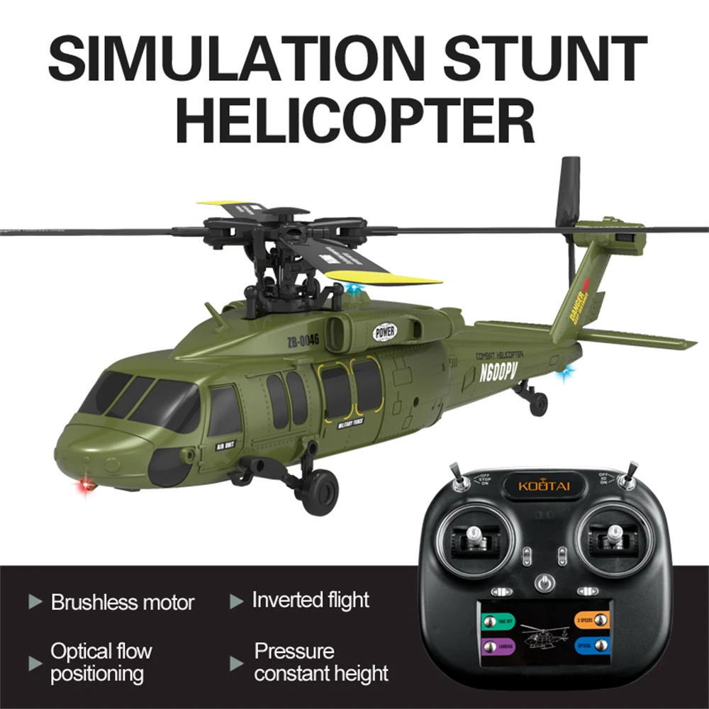 KOOTAI F05 2.4G 6CH 6-Axis Gyro Optical Flow Localization RC Helicopter RTF - Image 5