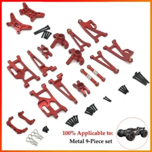 [14210A-YC-R-904] Mjx Hyper Go 14210 14209 1/14 Upgrade Parts Metal Front Steering Component for Rc Car CNC Aluminum Accessories Car Accessories