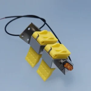 [B] 1 Pair Tire Rubber Slipper Skid Bring Support Position Lights for 1/14 Tamiya RC Truck SCANIA 770S Volvoo Arocs MAN TGX LESU Car