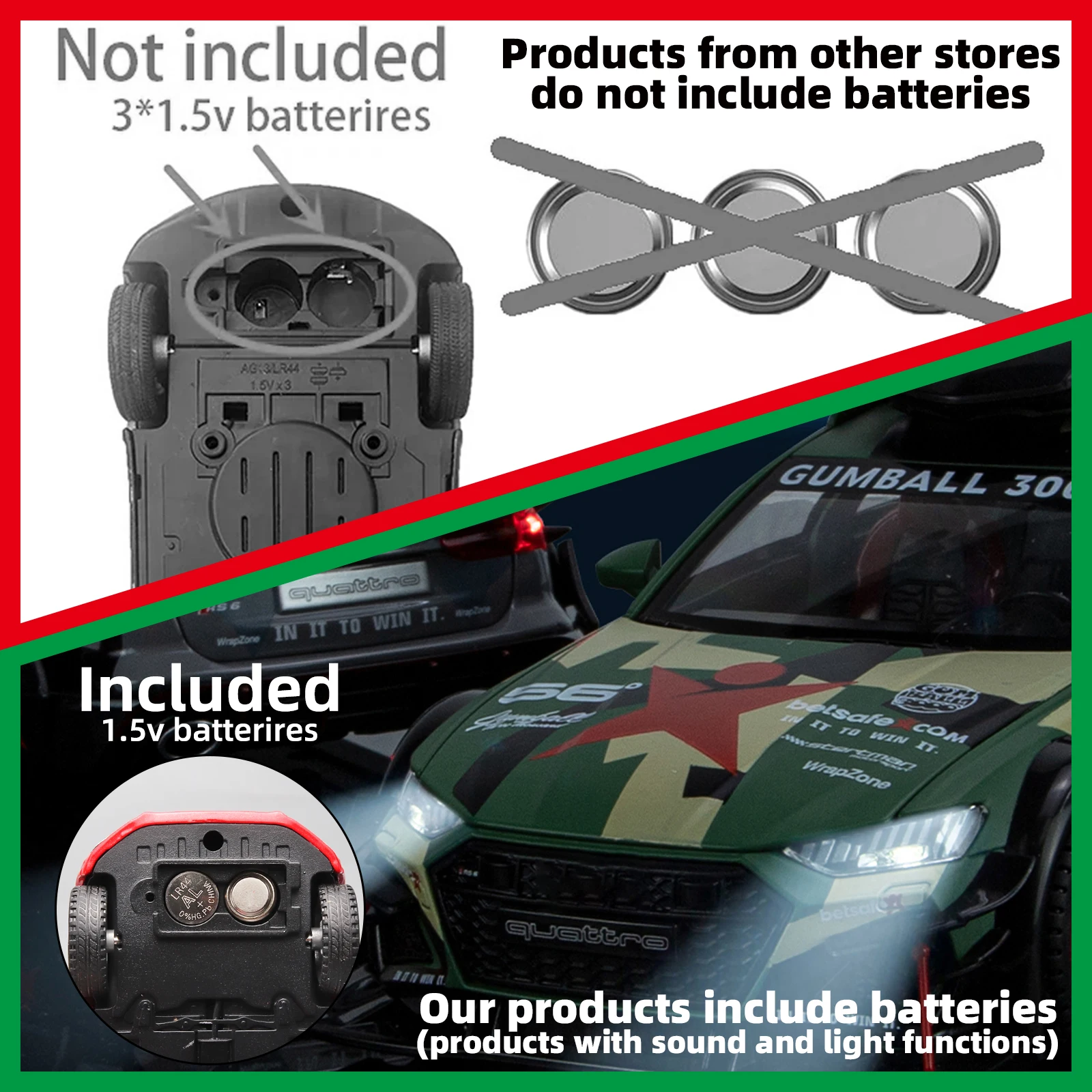 1:32 Cadillac Eldorado Biarritz Classic Retro Car Alloy Metal Diecast Model Car With Sound And Light Pull Back Collection Hobby - Image 2