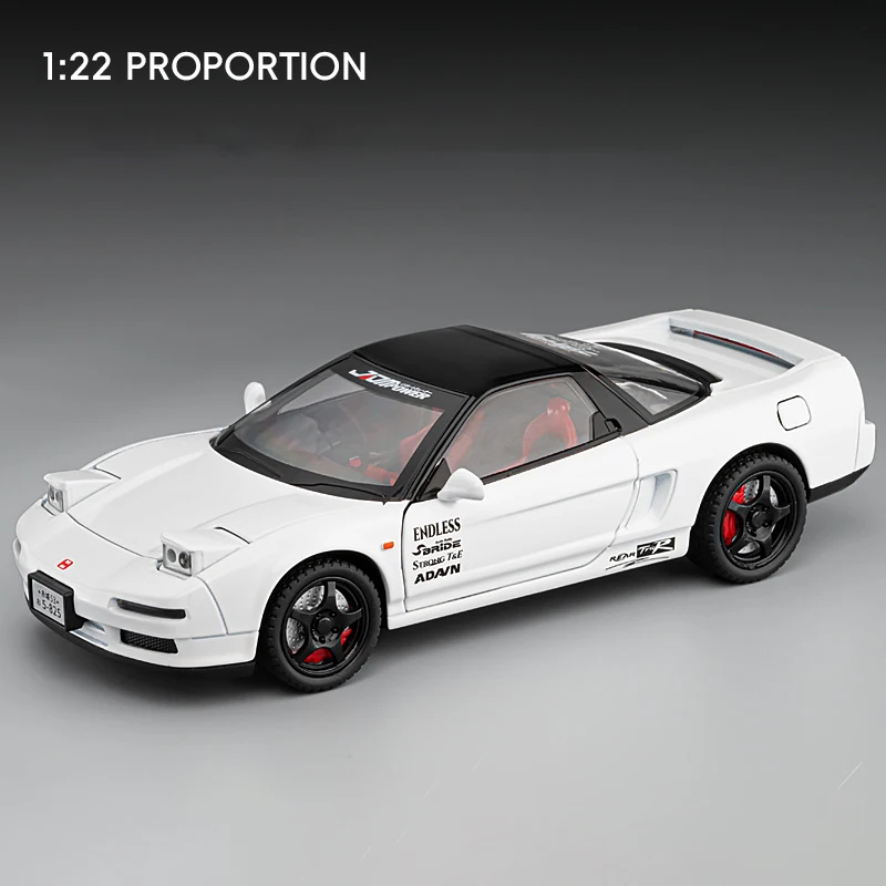 1:24 HONDA Acura NSX MK1 NA1 Alloy Sports Car Model Diecast Metal Classic Racing Car Vehicle Model Sound and Light Kids Toy Gift - Image 9