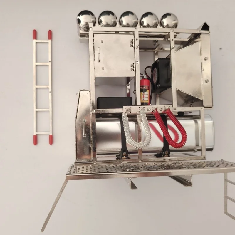 Metal Plated Heavy Equipment Rack for 1/14 Tamiya RC Truck SCANIA 770S VOLVO 750 Mercedes-Benz ACTROS 3363 MAN Toys Car Parts