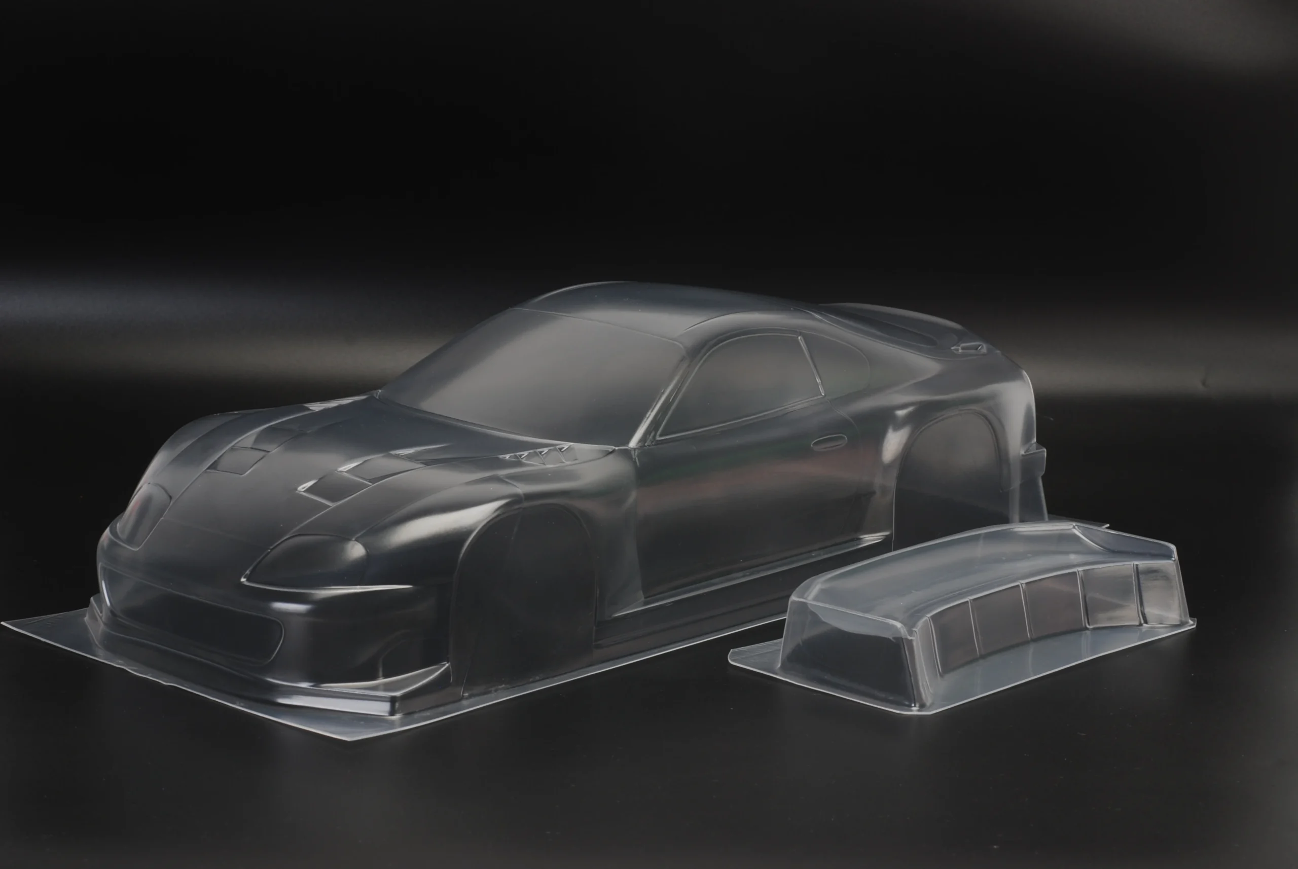 1/10 supra A90 2000 PC Body shell 190mm width Transparent Clean no paint 260mm wheelbase for 1/10 rc tamiya hsp yokomo mst - Image 3