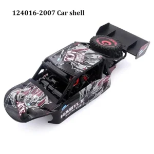 [124016-YC-R-2007] Wltoys 124016 124018 Model Remote Control Car Metal Modify Upgrade Accessories Rear Bumper Brushless Motor Car Accessories