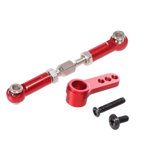 [Servo arm rod] MJX Hyper Go 16207 16208 16209 16210 H16 RC Car Metal Steering Cup Upper Lower Swing Arm Set Shock Tower Bracket Upgrade Parts