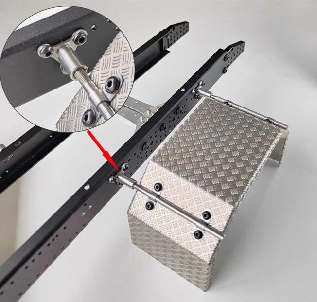 Fender fixed heightened seat For 1/14 Tamiya RC Truck Trailer Tipper Scania Benz Actros Volvo MAN DIY Parts - Image 8