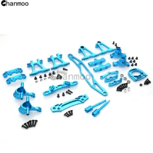 [11 kind set] TT-02 Modification Accessory Kit Metal Swing Arm Steering Cup CVD Bumper Motor Base for 1/10 RC Car Tamiya TT02 Upgrade Parts