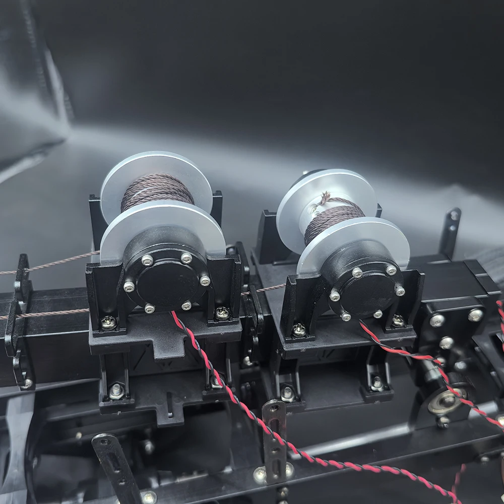 Metal Electric Cylinder Upgrade Kit for 1/14 Tamiya RC Truck 56362 VOLVO Rescue Vehicle - Image 6