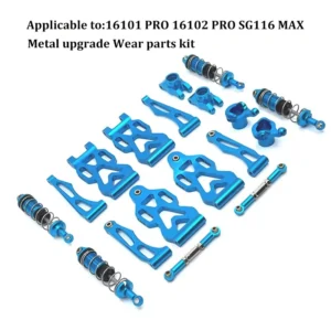[SCY-763-bL] 16101 PRO 16102 PRO SG116 MAX PRO RC Car 1:16 Blue Upgraded Metal Spare Parts Model 4WD/ Original Spare Parts Drive Shaft Gear