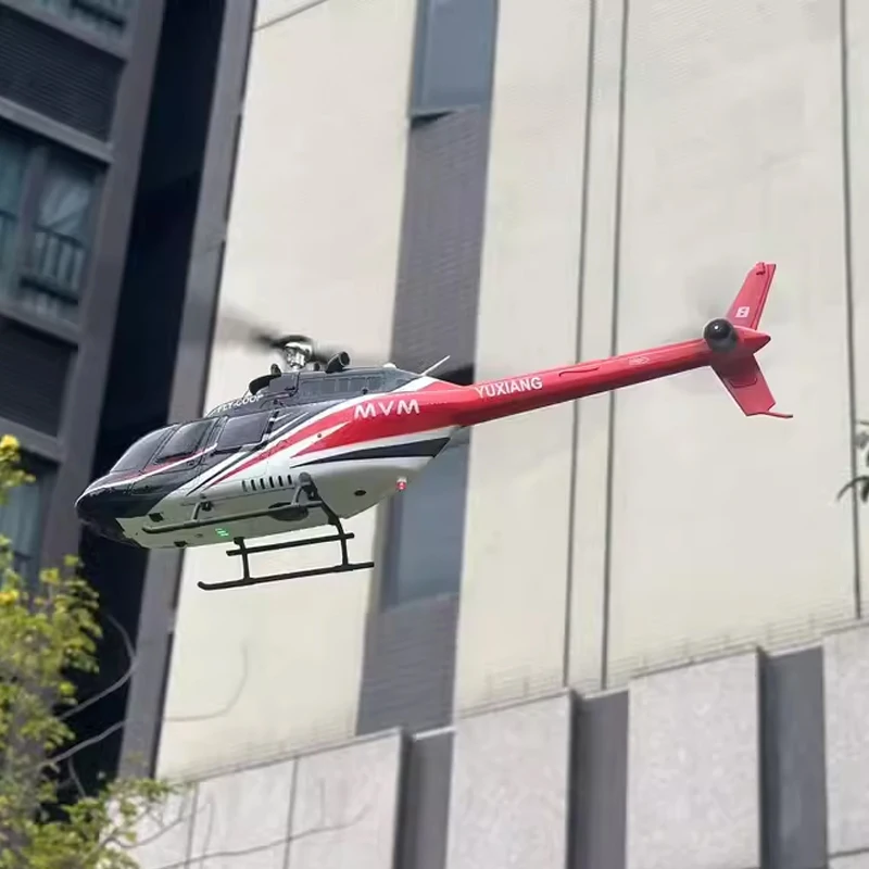 YuXiang F08 Bell 206 1/27 Scale RC Helicopter Dual Brushless Motors 6CH with Optical Flow Positioning 6-Axis Gyro for Beginner - Image 3