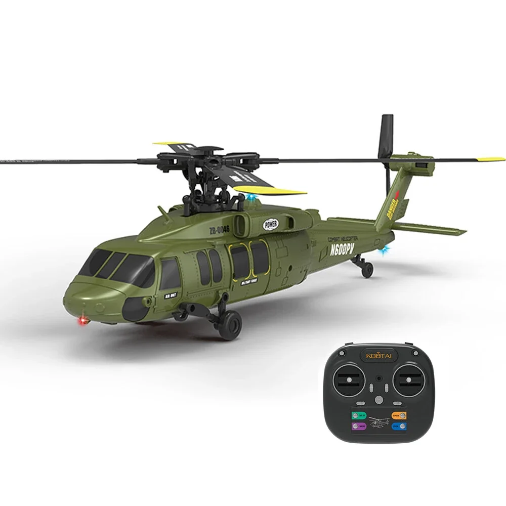 KOOTAI F05 2.4G 6CH 6-Axis Gyro Optical Flow Localization RC Helicopter RTF - Image 2