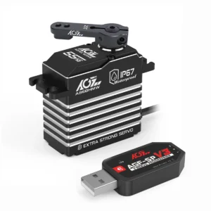 [A86BHMW 55kg Set 1] AGFRC A86BHMW A81BHMW 55KG 45KG High Torque Magnetic Waterproof IP67 Brushless Digital RC Servo For 1/8 1/10 RC Car Crawler Boat