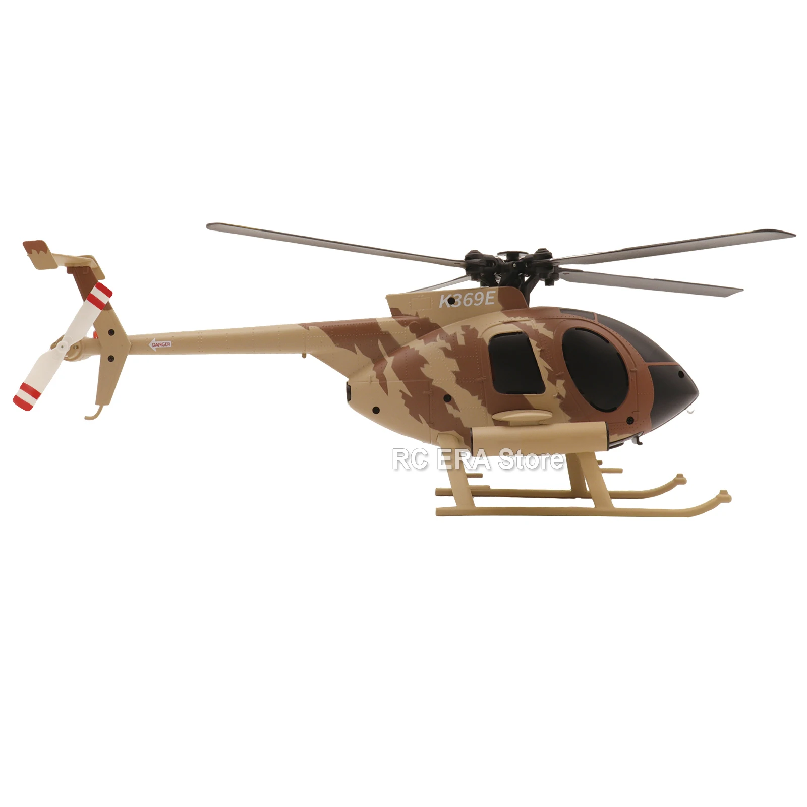 RC ERA C184 MD500 Scale 4CH Flybarless Optical Flow Gyro Stabilized RC Helicopter Remote Control Toys - Sand Yellow Livery - Image 5
