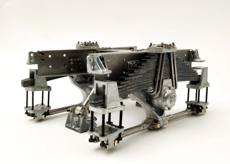 1 Set Metal Rear Suspension for 1/14 Tamiya Domestic RC Dump Truck Diy Parts - Image 7