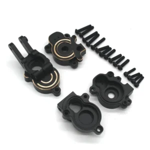 [Yellow] Yikong 4106 YK4107 RC 1/10 Remote Control car brass counterweight front axle steering cup rear wheel seat fittings