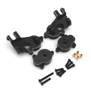 [WHITE] Yikong 4106 YK4107 RC 1/10 Remote Control car brass counterweight front axle steering cup rear wheel seat fittings