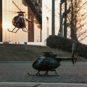 YUXIANG F119S Little Bird 6CH 1:16 Armed RC Helicopter MD-500 Little Bird GPS Positioning Simulation Brushless Model Aircraft mode1 mode2