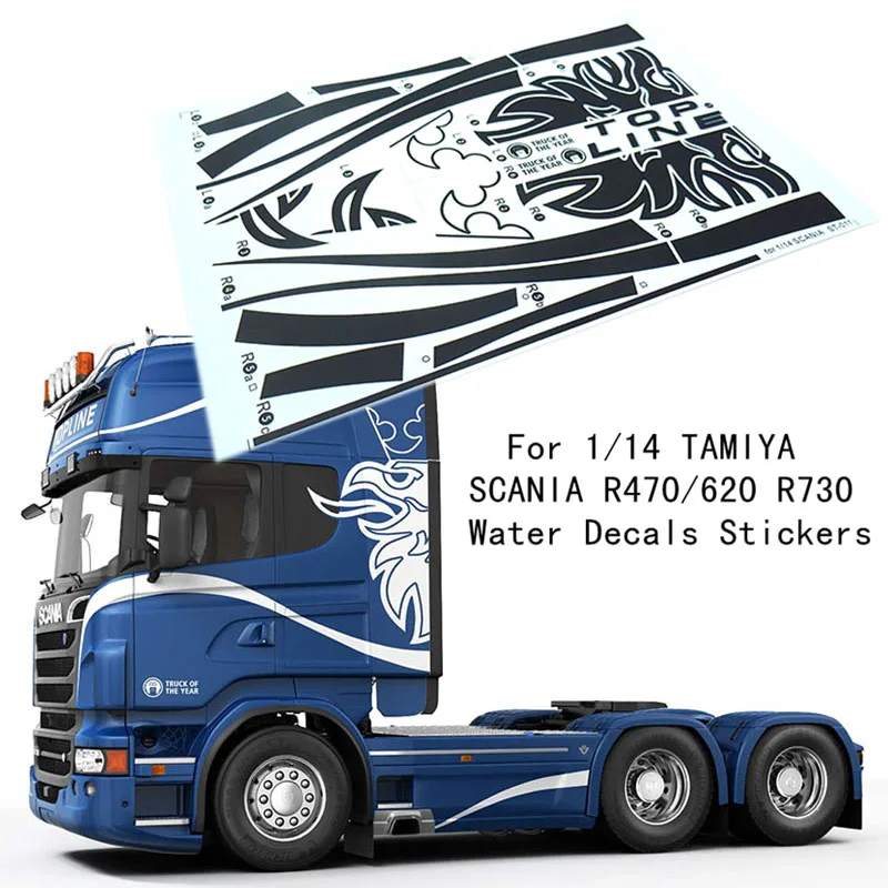 Paint-Stickers-Decorate-Decal-for-1-14-Tamiya-RC-Truck-Trailer-Tipper-Scania-770S-R470-R620.webp