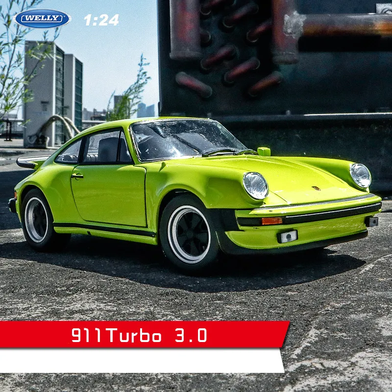 WELLY-1-24-1974-Porsche-911-Turbo-3-0-Sports-Car-Simulation-Diecast-Car-Metal-Alloy.webp