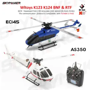WLs XK K123 K124 RC ヘリコプター BNF 2.4 グラム 6CH 3D 6 グラムモードブラシレスモーター双葉 S-FHSS
