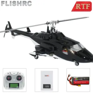 FLISHRC Roban Airwolf 450 サイズ ヘリコプター スケール 6CH RC GPS H1 フライト コントローラー RTF 付き