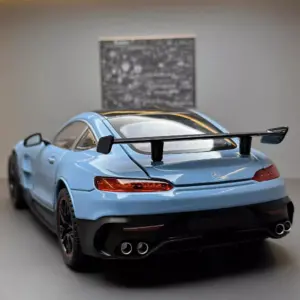 大 1:18 メルセデス ベンツ GTR ミニチュア コレクション シミュレーション ダイキャスト 合金 車 サウンド & ライト
