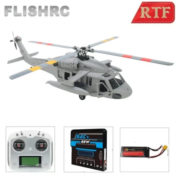 FLISHRC V2 Roban SH-60 シーホーク 500サイズ GPS BNF 1