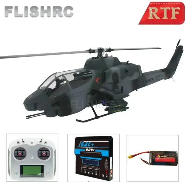 FL500 V2 AH-1 コブラ RCヘリ GPS H1搭載 RTF 1