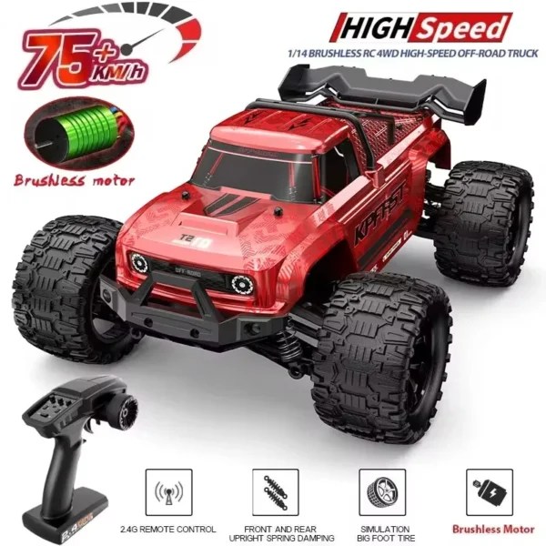 KFPLAN KF18 1:14 4WD RCカー オフロードレーシング 高速ブラシレスモーター