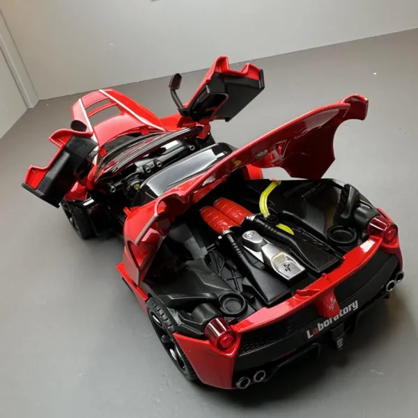 1:22 フェラーリ Laferrari コンバーチブル 合金 レーシング車模型ダイキャスト メタル車模型シミュレーション E187 - 画像 (5)