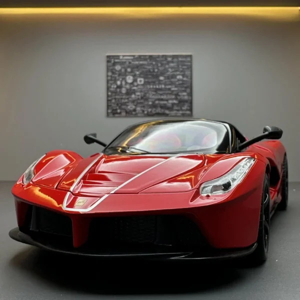 1:22 フェラーリ Laferrari コンバーチブル 合金 レーシング車模型ダイキャスト メタル車模型シミュレーション E187 - 画像 (2)