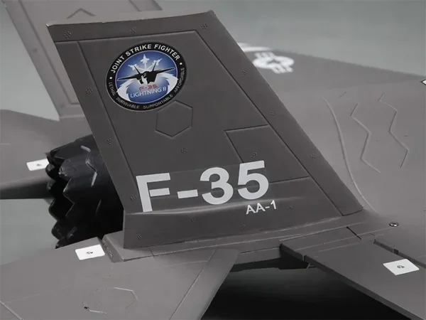 高性能FMS F-35ライトニングII V2 PNPジェットRC戦闘機 64mmダクテッドファン搭載 800g推力 環境に優しい塗装済み航空モデル - 画像 (4)