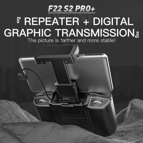 SJRC F22 S2 PRO+ プロフェッショナルドローン 4K EISカメラ搭載 GPS 6KM飛行範囲 2軸ジンバル 40分FPV 障害物回避 ブラシレスRCドローン - 画像 (4)