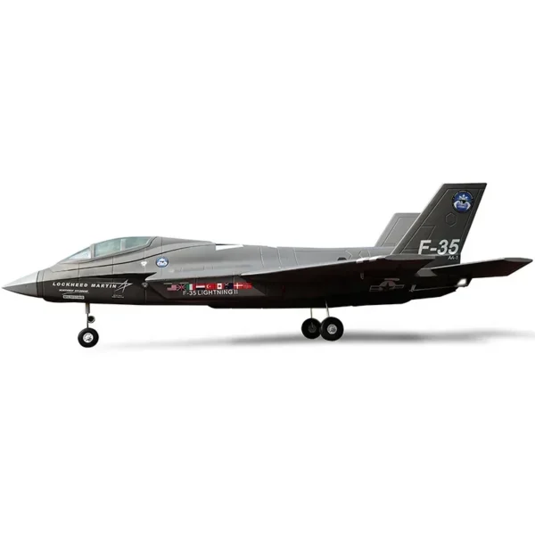 高性能FMS F-35ライトニングII V2 PNPジェットRC戦闘機 64mmダクテッドファン搭載 800g推力 環境に優しい塗装済み航空モデル - 画像 (2)