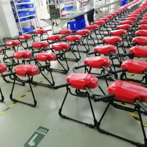 DreamEagle X4 10P 4軸クアッドコプター 10kg 農業用散布ドローンフレーム 38mmカーボンチューブ 赤 白 - 画像 (3)