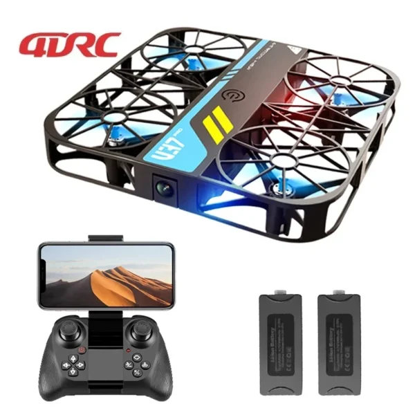 4D-V37 ミニポケットドローン 4Kカメラ搭載 高度維持ホバリング WiFi FPV RC クアッドコプター 空撮対応 HD画像伝送 - 画像 (6)