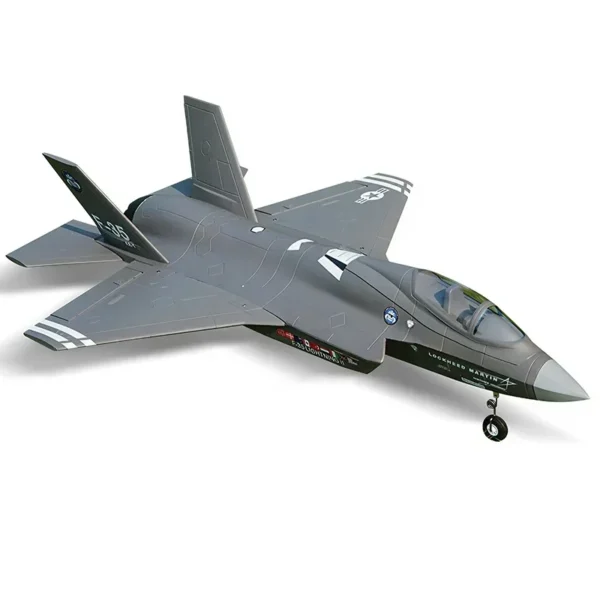 高性能FMS F-35ライトニングII V2 PNPジェットRC戦闘機 64mmダクテッドファン搭載 800g推力 環境に優しい塗装済み航空モデル - 画像 (3)